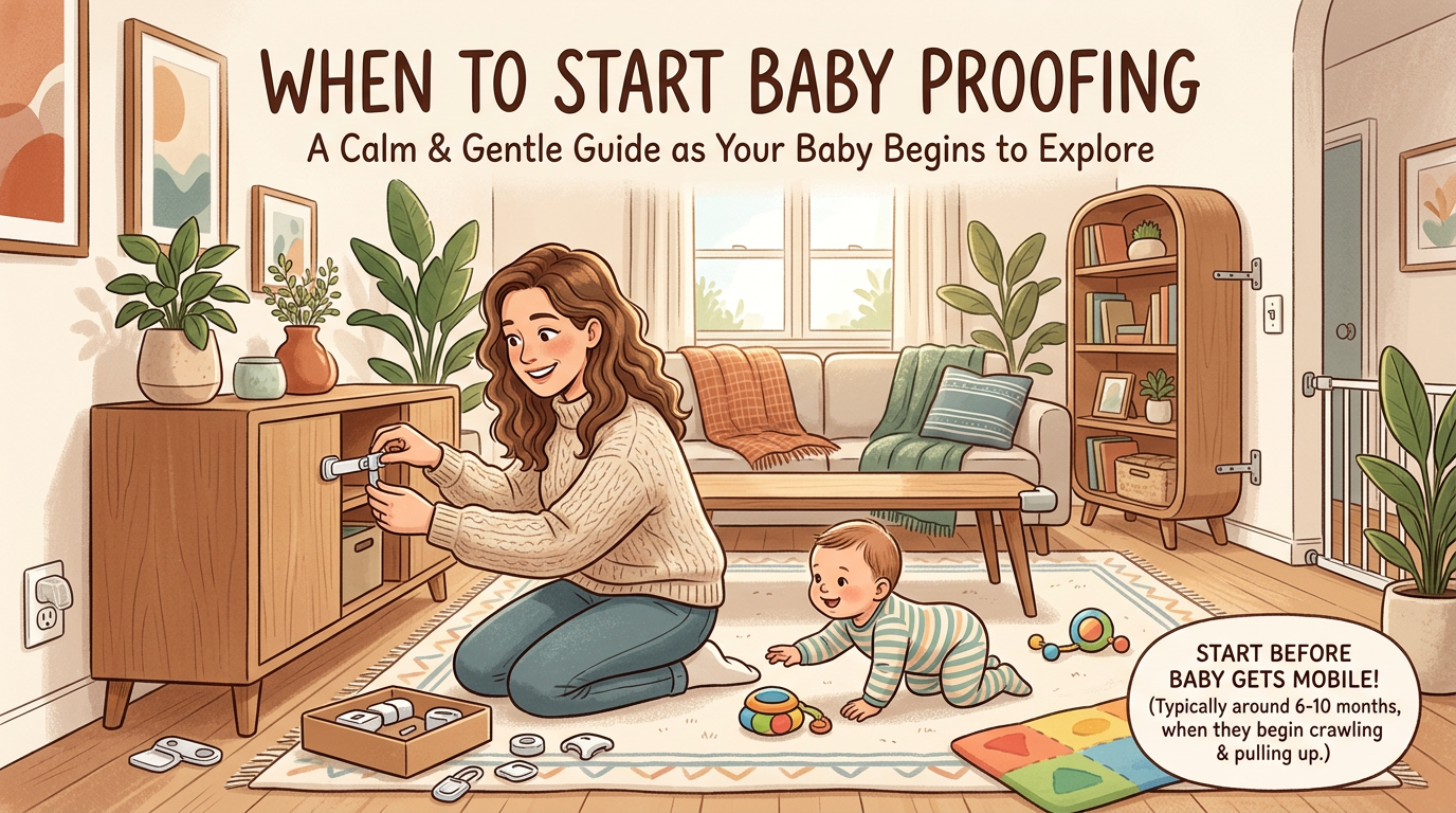 When to start baby proofing your home
